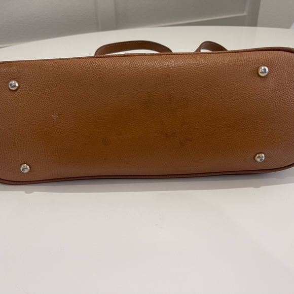 Dooney & Bourke Black Logo Lock Tote HL640 Leather Purse - Picture 6 of 9